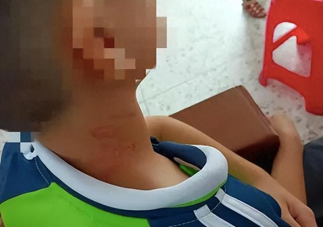 广东廉江一男孩未戴红领巾，竟被校长掐脖施暴？