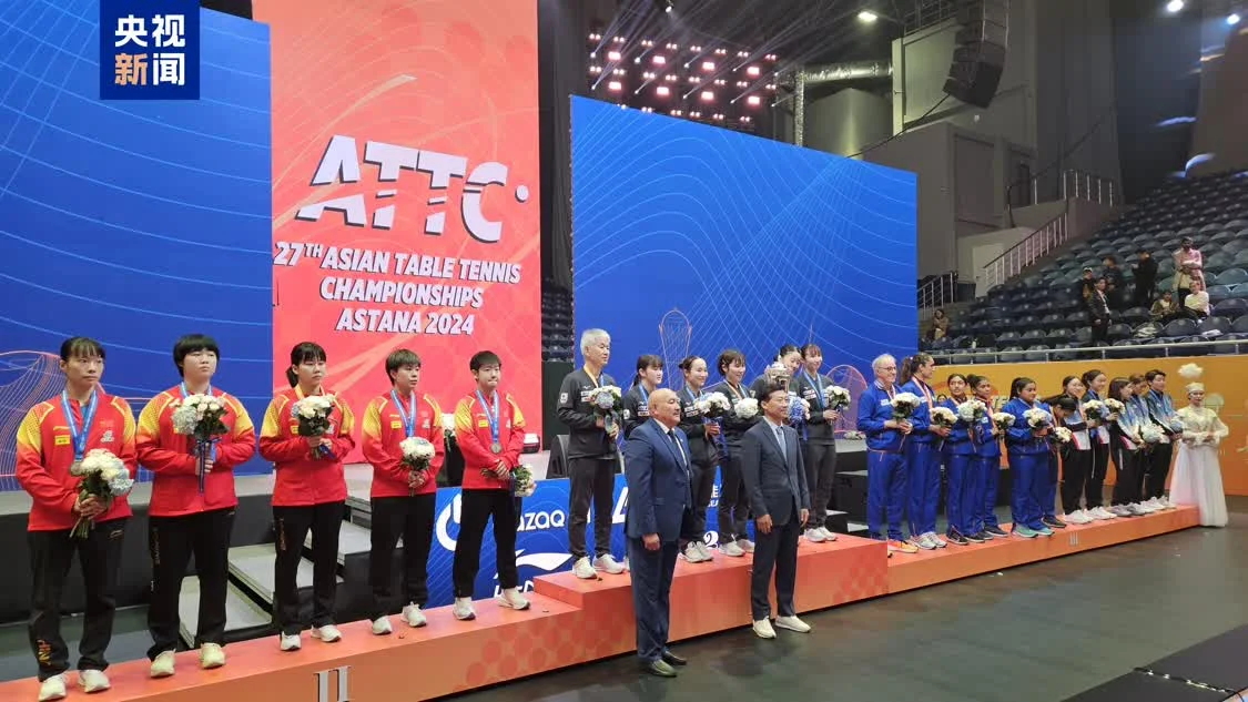 亚锦赛女团决赛：中国女乒不敌日本获亚军
