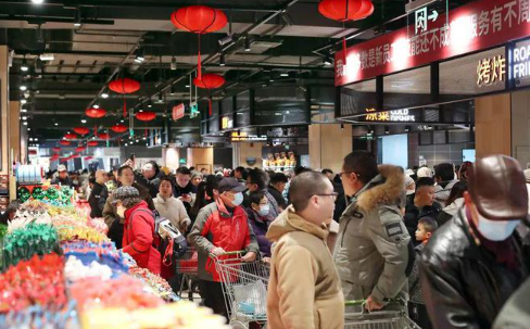 永辉超市上海“胖东来式”调改店，开业就挤爆！