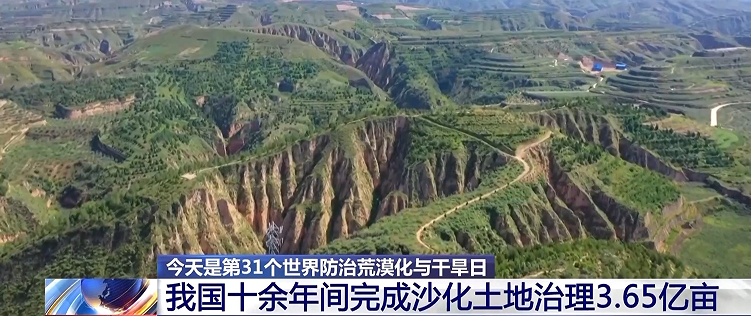 给沙漠戴上“绿围脖” 我国十余年间完成沙化土地治理3.65亿亩