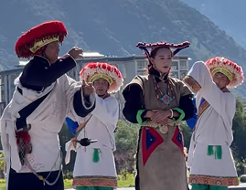 林芝群众文艺汇演庆祝西藏自治区成立60周年