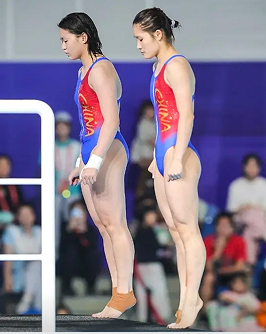 十五运跳水首金诞生 广东女队折桂 全红婵复出表现亮眼