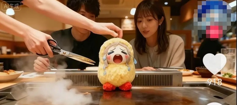 惊悚AI玩偶视频正入侵未成年人视野，平台回应：从严管控，已对相关违规内容下架处置