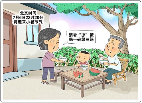节到小暑进伏天 暑湿偏盛防“苦夏”(图1)