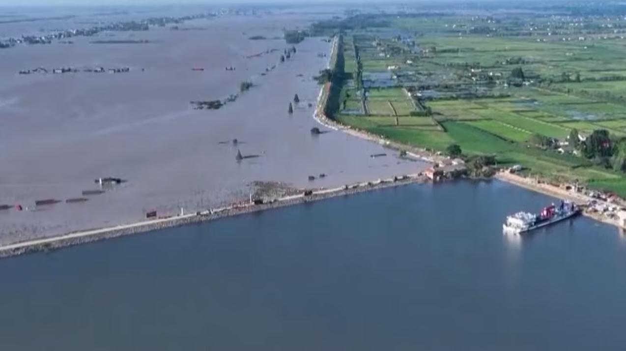 聚焦防汛抗洪丨洞庭湖全线退出警戒水位