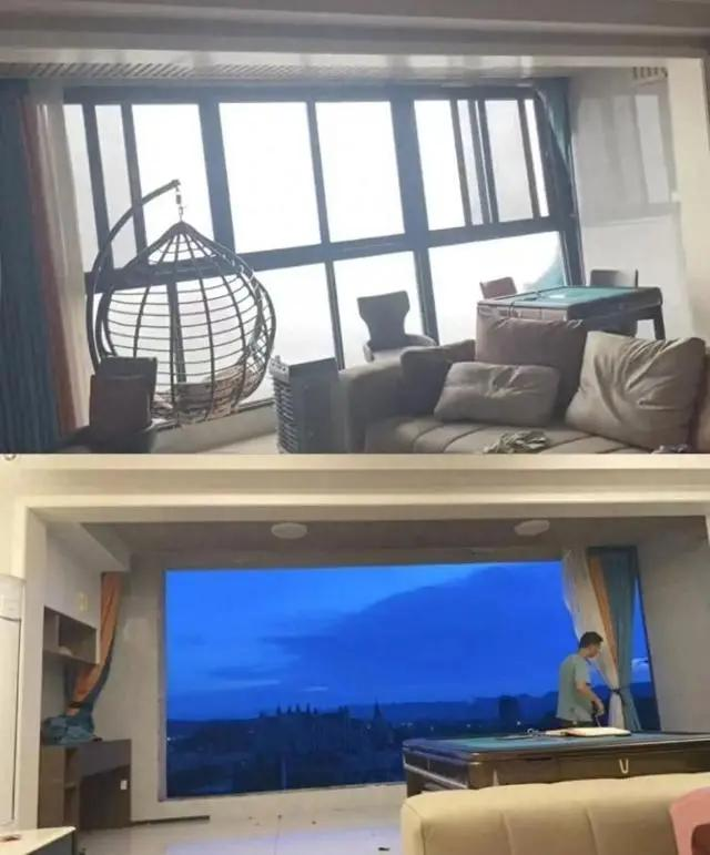 重庆人工降雨遇强对流天气，居民落地窗像“开罐头”一样被刮走(图1)
