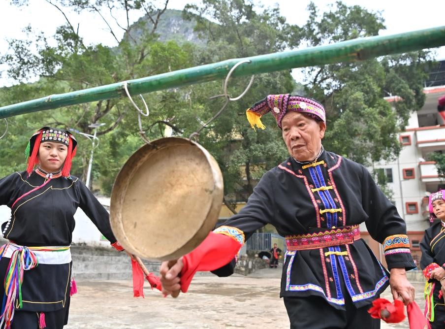 瑶族金锣舞 传承民族韵(图1)