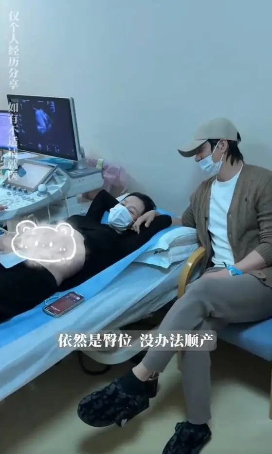 张檬自曝：孕35周胎儿臀位绕颈，剖腹产成无奈之选(图1)