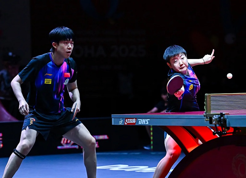 王楚钦/孙颖莎3比1跨国组合，下一轮迎战队友(图1)