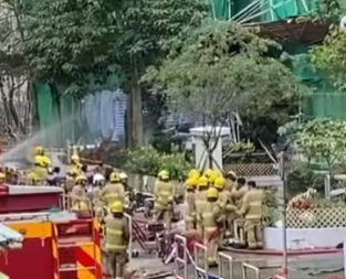 香港大埔宏福苑火灾基本扑灭 搜救工作持续展开