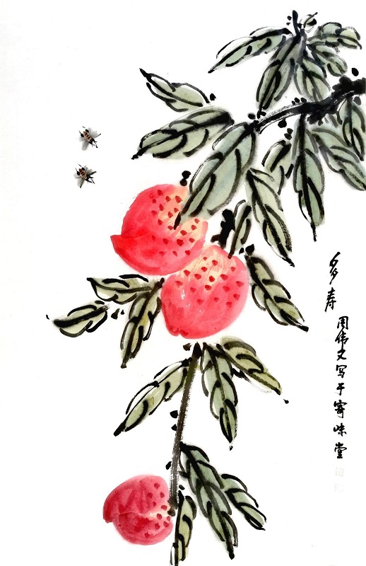 丹青写时代，妙笔绘人生 —记当代书画名家周伟文(图6)