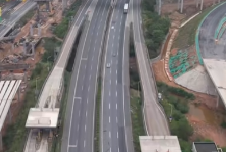 清花高速广州段主线贯通 连珠枢纽互通合龙冲刺年底通车(图1)