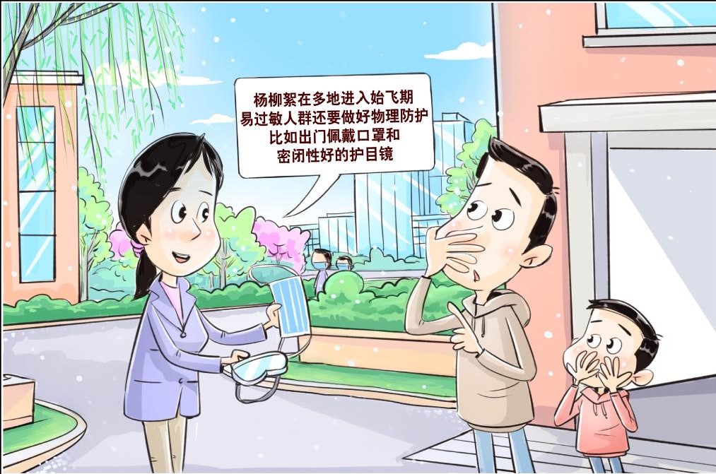 杨柳絮在多地进入始飞期，专家支招科学应对(图1)