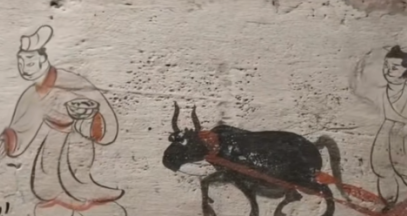 壁砖藏古韵，春耕续千年——高台壁画砖里的农耕传承(图1)